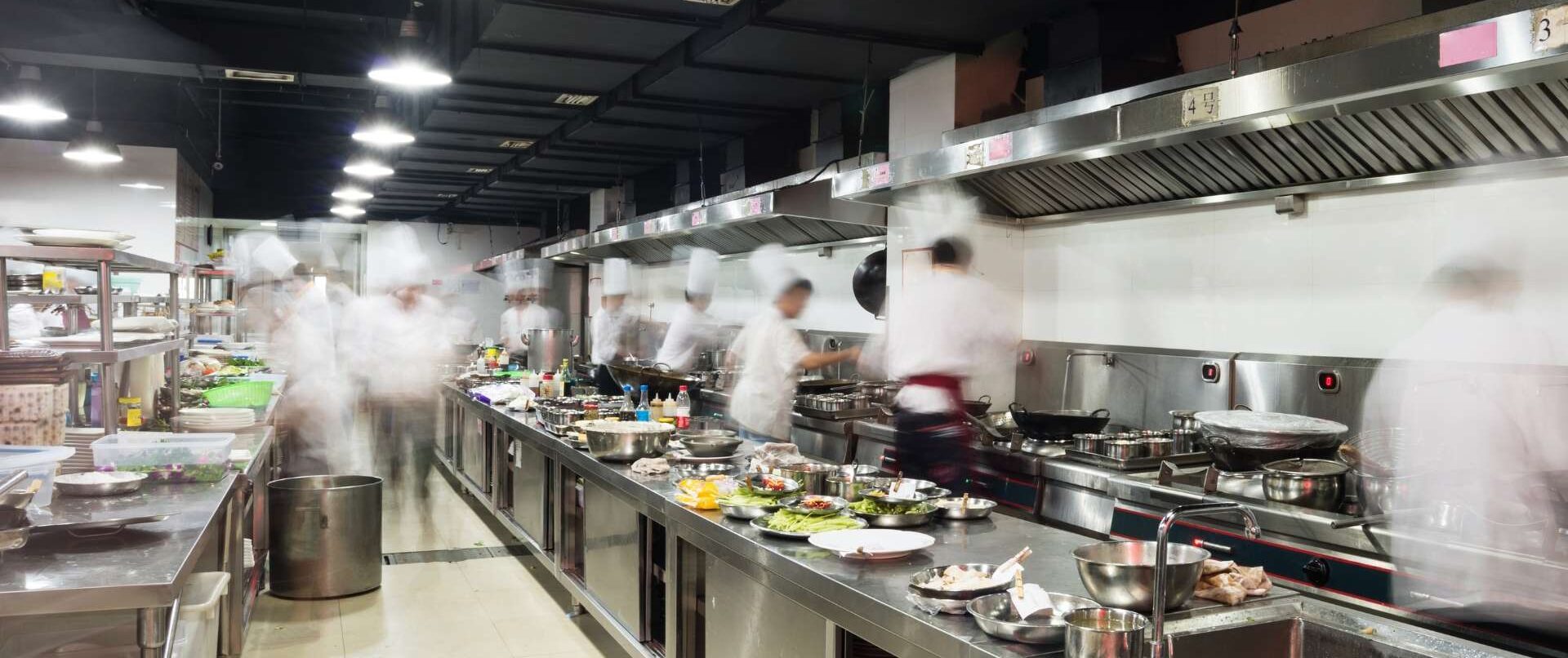 indoor air quality management in a professional kitchen